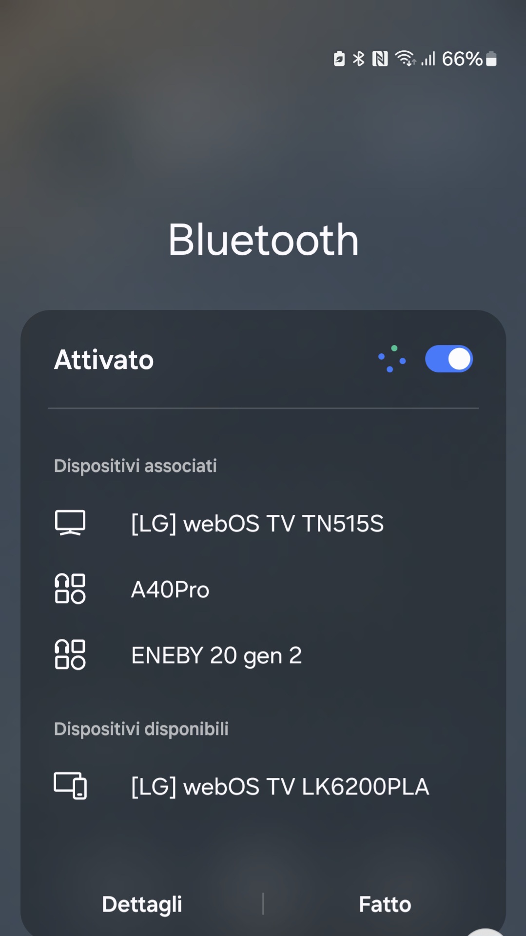 Collegare Bluetooth alla TV